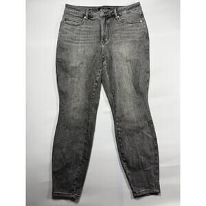 Judy Blue Women's Skinny Fit Gray Stretch Denim Jeans - Size 16W (33x28)